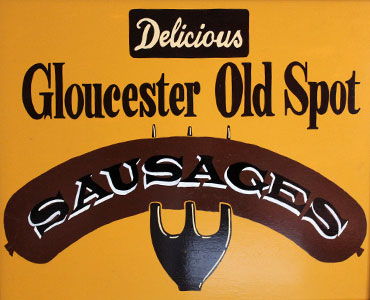 Gloucester old spot sausages